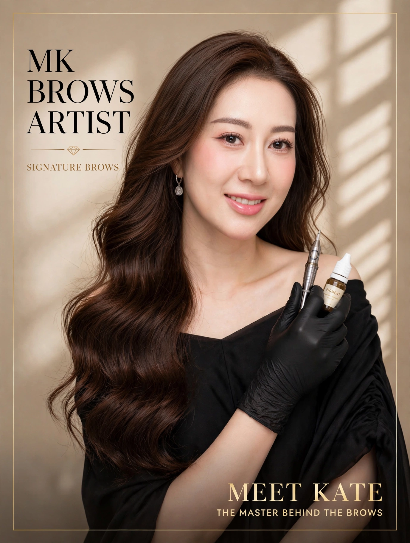 Kate, the master behind the brows at MK Brows Artist